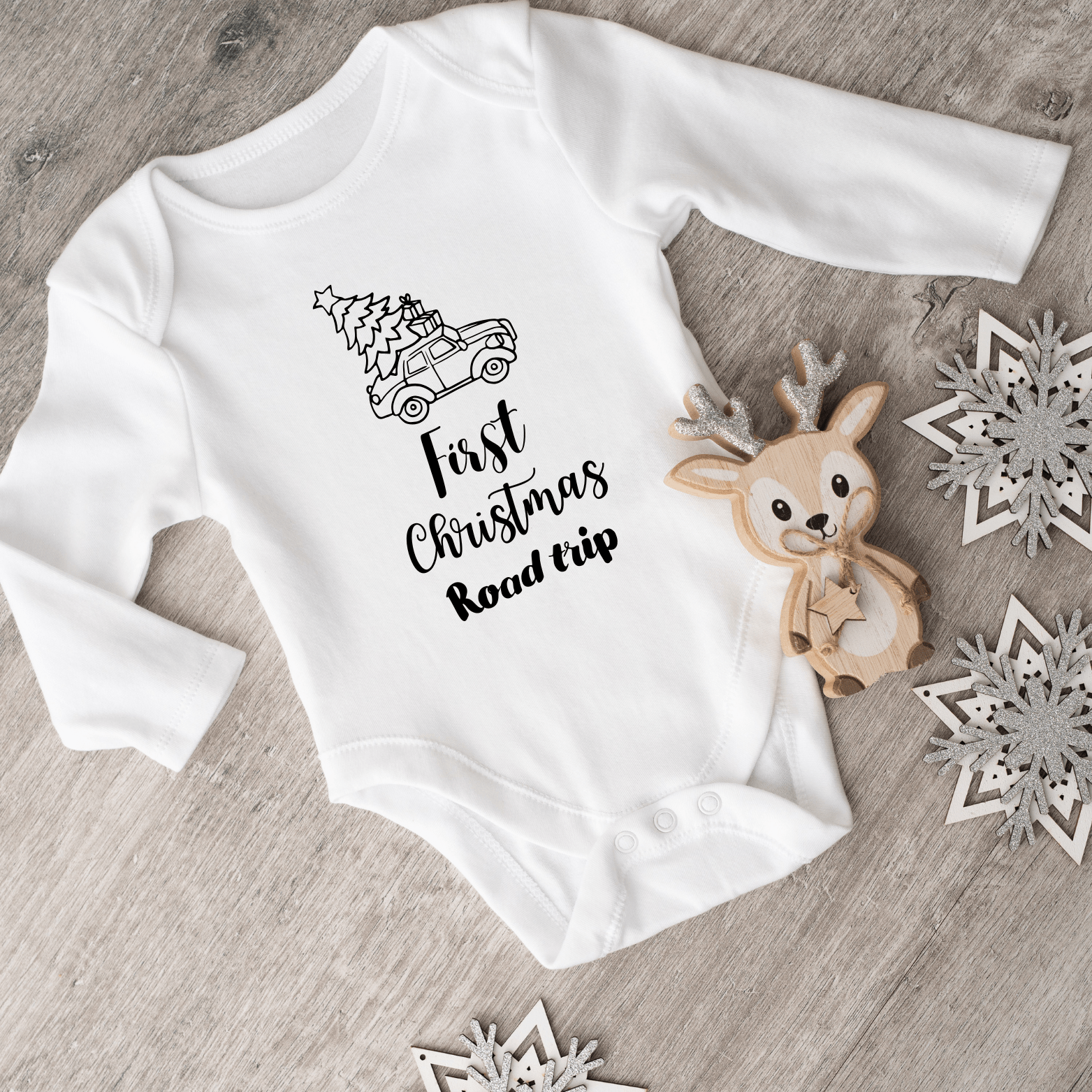 Baby's Favourite | Romper | First Christmas Roadtrip