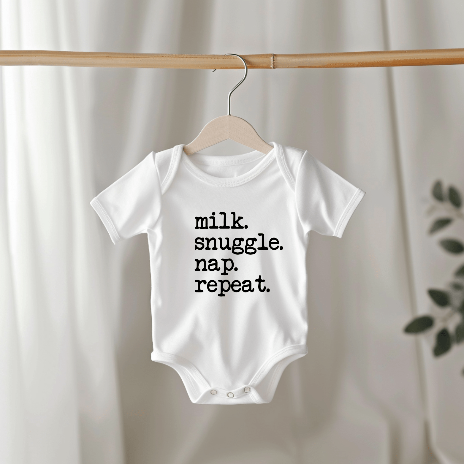 Baby's Favourite | Romper - Milk, Snuggle, Nap, Repeat