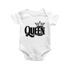 Baby's Favourite | Romper - Queen Zwart