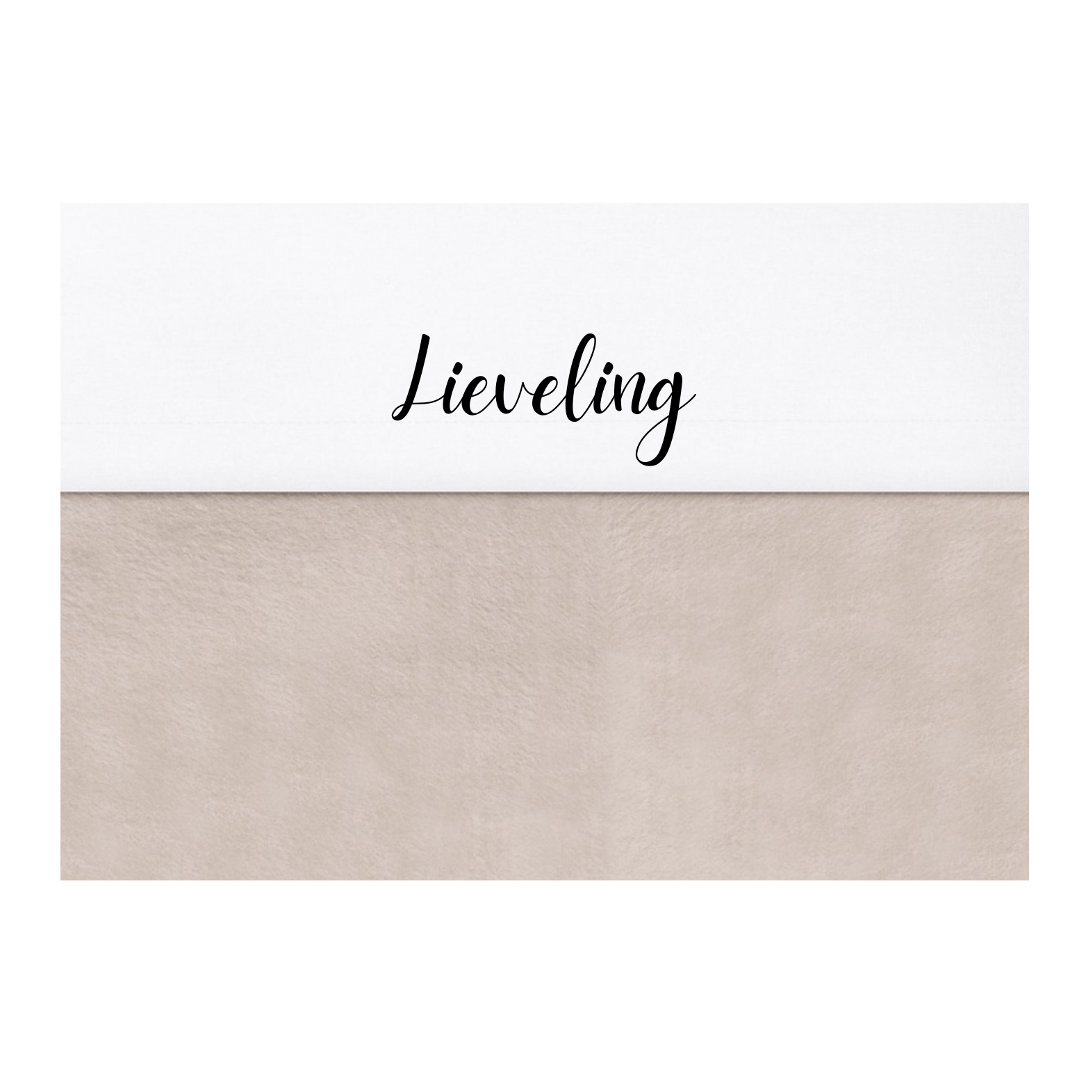 Baby's Favourite | Wieg / Ledikant laken - Lieveling