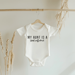 Babysfavourite.nl | Romper - My Aunt is a bad Influence