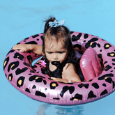 Babysfavourite.nl | Baby Float Rosé Goud Panterprint 0 - 1 jaar