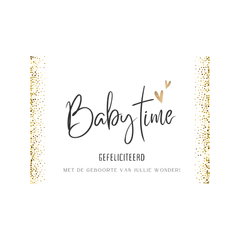 Babysfavourite.nl | Kaartje - Babytime!