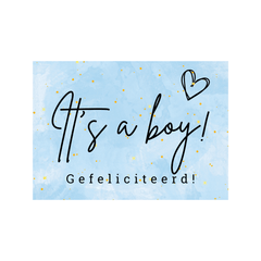 Babysfavourite.nl | Kaartje - It's a boy!
