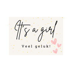 Babysfavourite.nl | Kaartje - It's a girl!