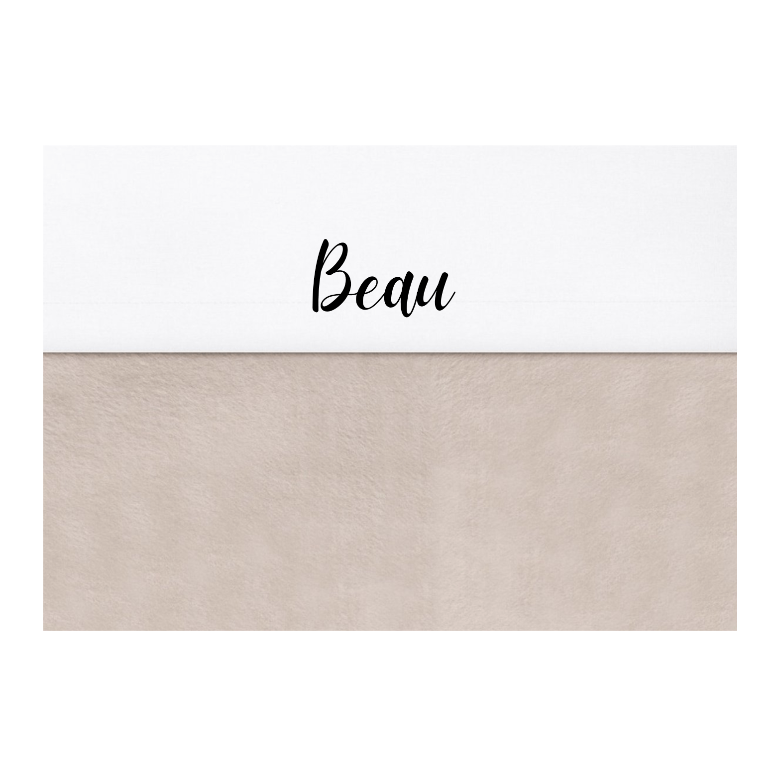 Baby's Favourite | Wieg / Ledikant laken - met naam