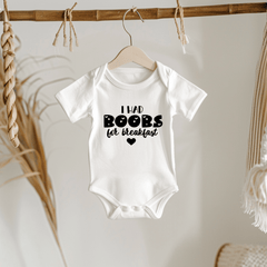 Babysfavourite.nl | Romper - I Had Boobs For Breakfast