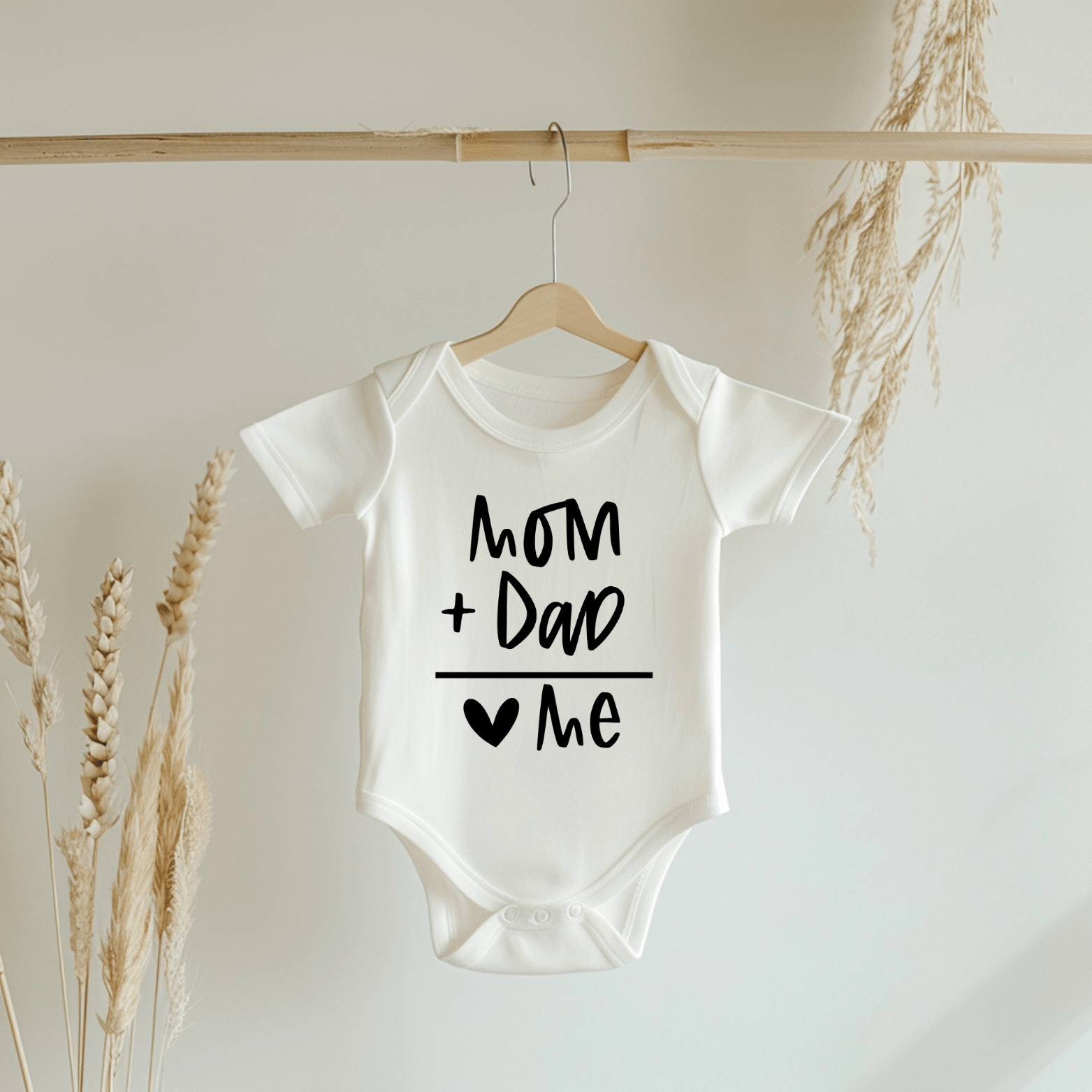 Babysfavourite.nl | Romper - Mom + Dad = Me