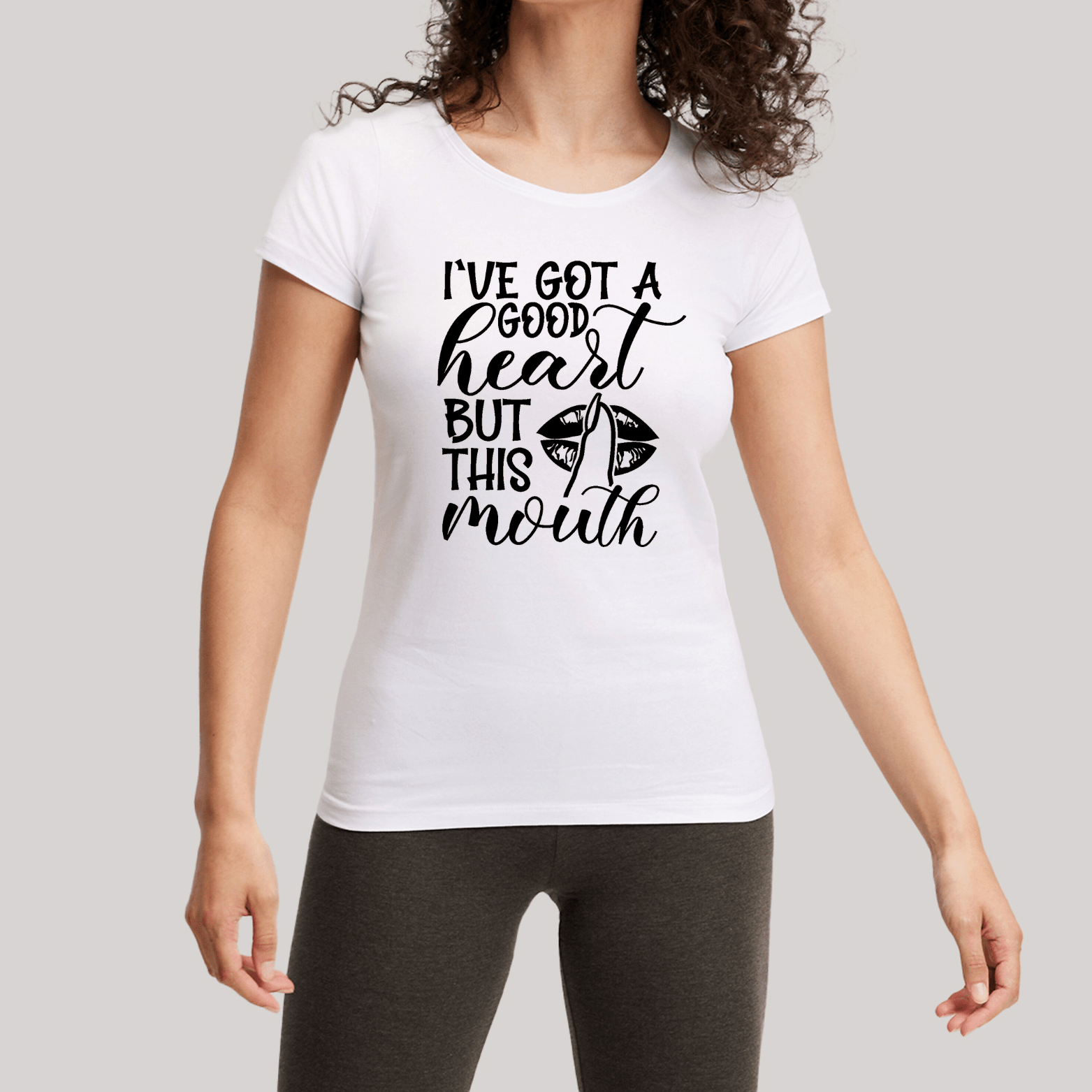 Babysfavourite.nl | T-Shirt Dames - I've Got A Good Heart
