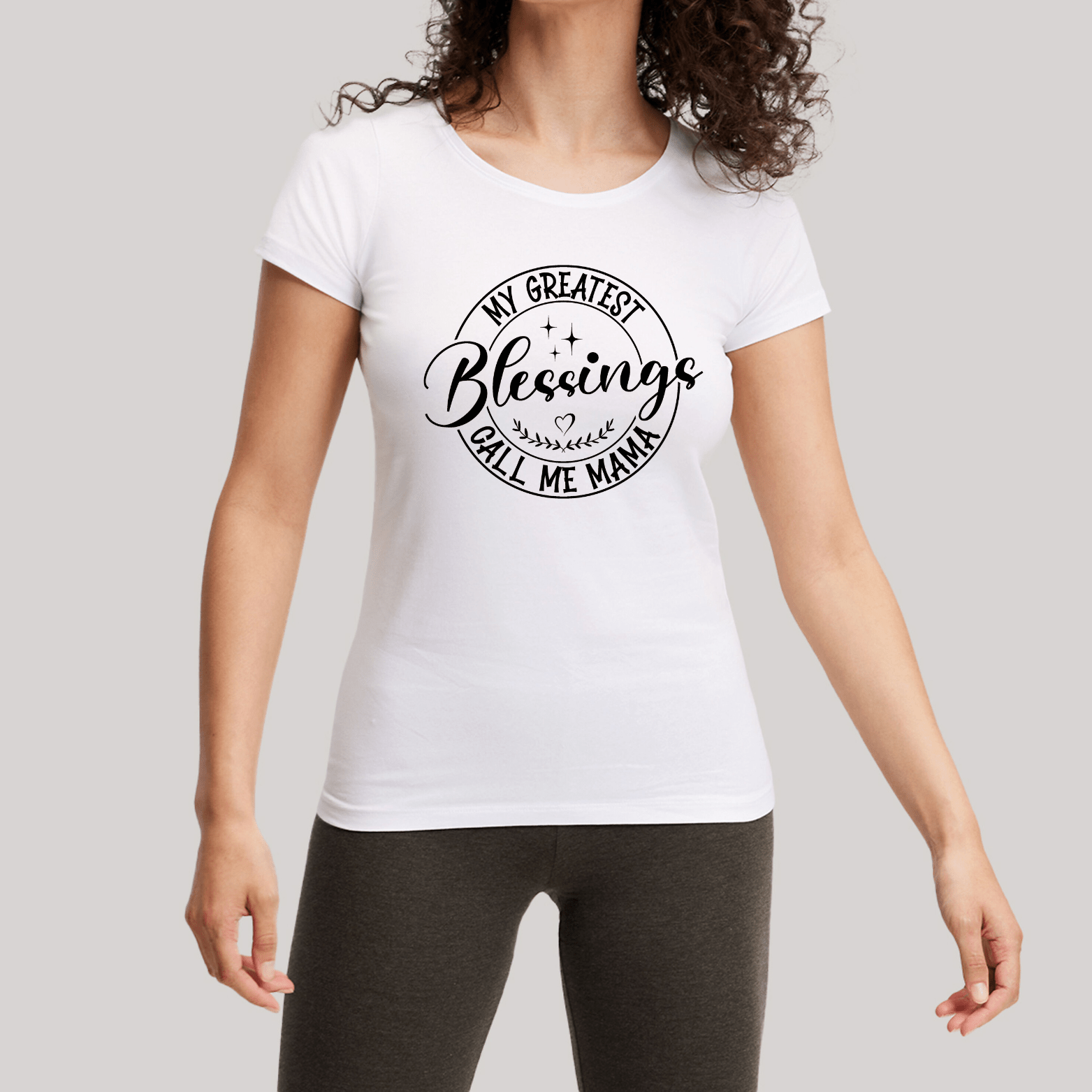 Babysfavourite.nl | T-Shirt Dames - My Greatest Blessings Call Me Mama