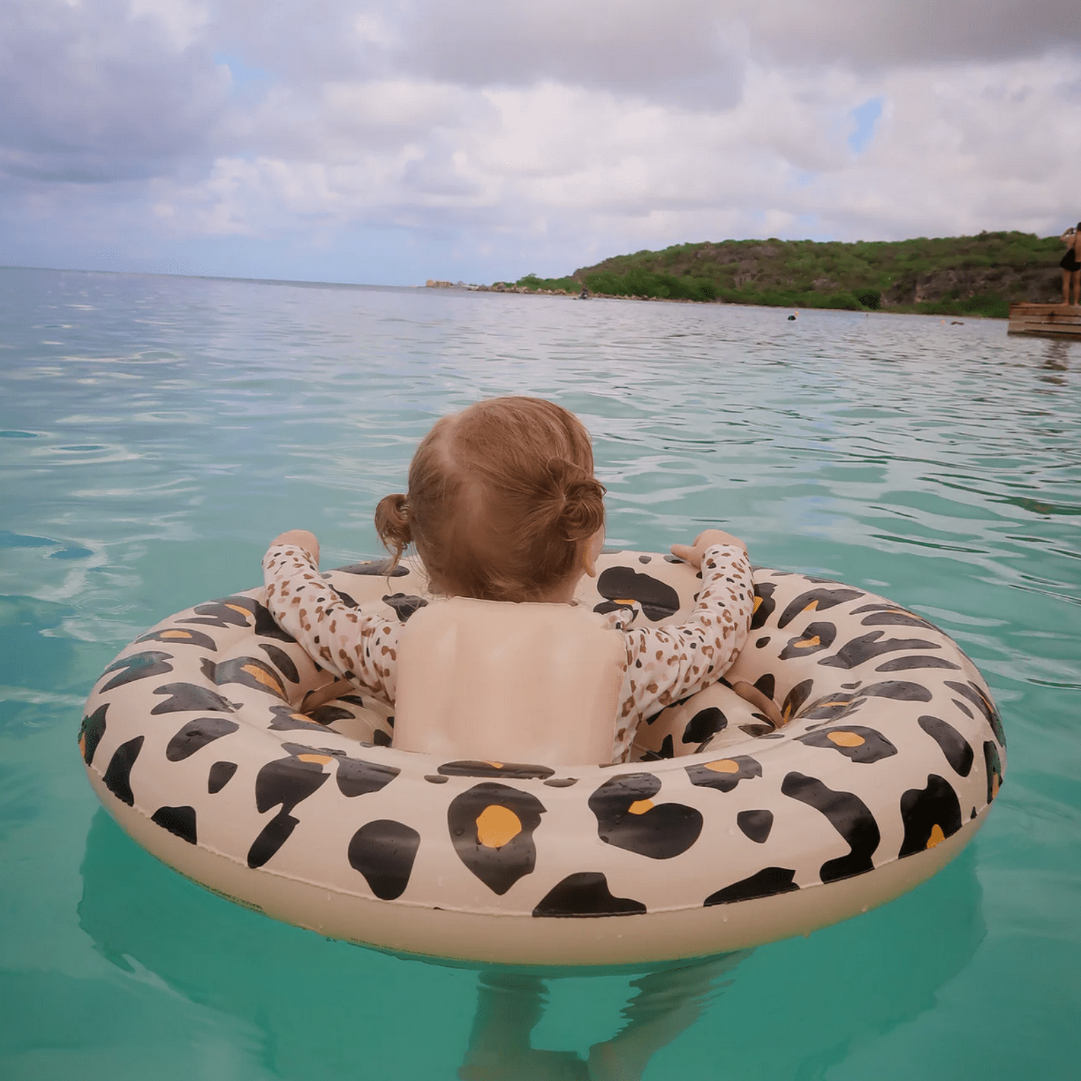 Babysfavourite.nl | Baby Float Beige Panterprint 0 - 1 jaar