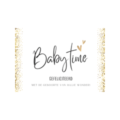 Babysfavourite.nl | Kaartje - Babytime!