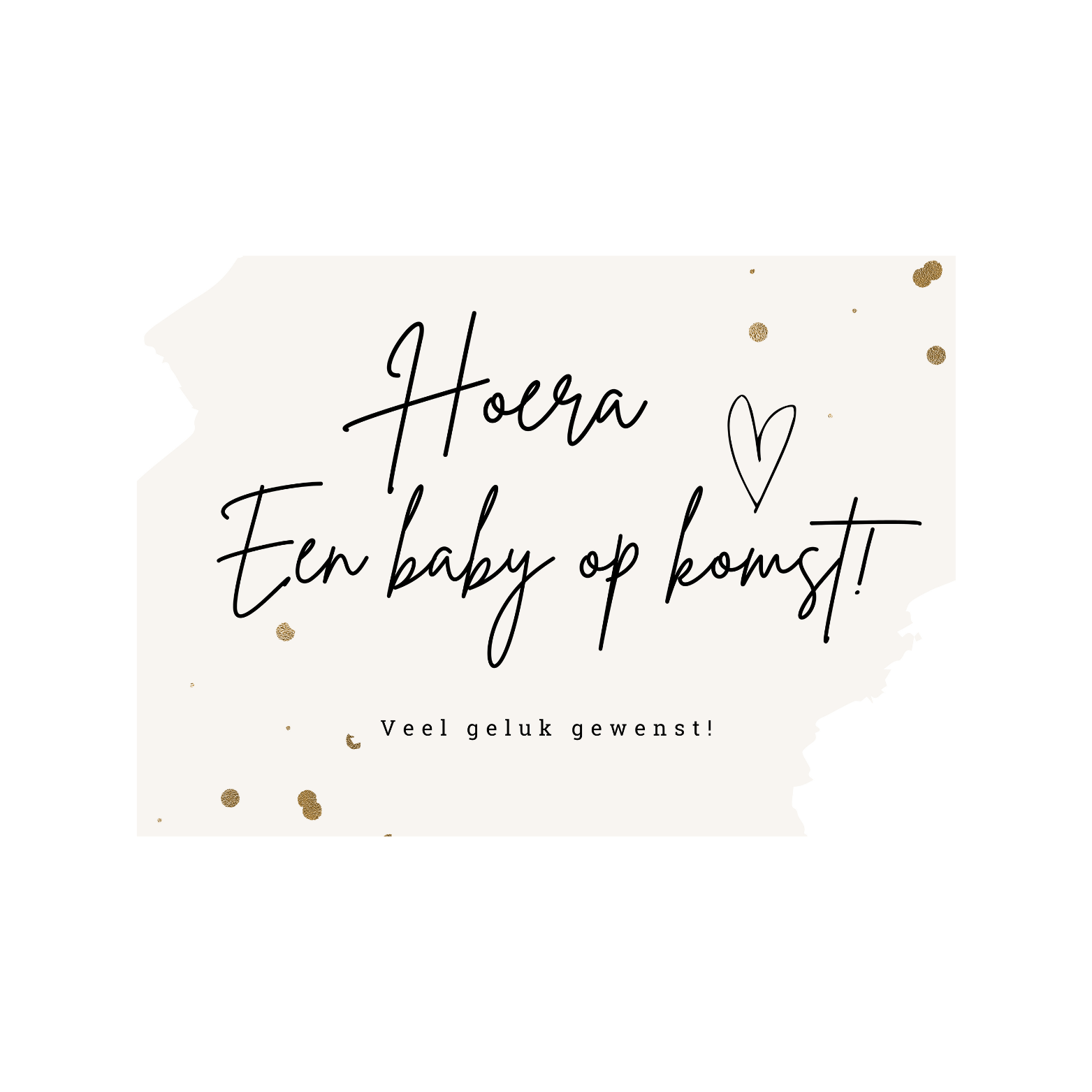 Babysfavourite.nl | Kaartje - Hoera een baby op komst!